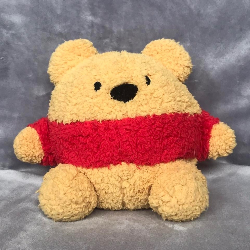 Disney Winnie the Pooh Round Plush Bear 8”